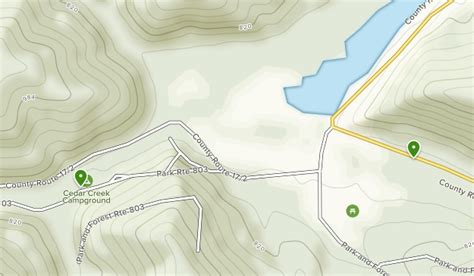 Cedar Creek Park Map