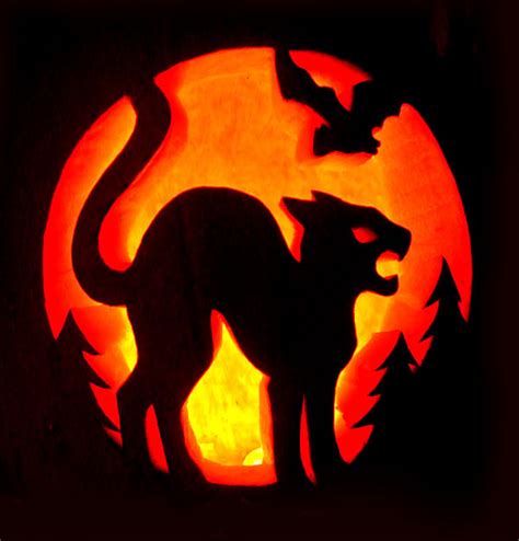 10 Scary Cat Pumpkin Carving