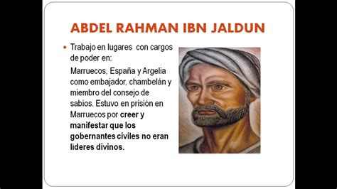Abdel Rahman Ibn Jaldun Sociologo Del Siglo Xiii Youtube