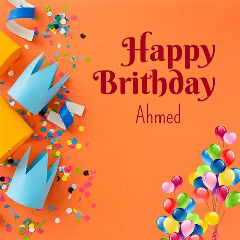 100 Hd Happy Birthday Ahmed Cake Images And Shayari