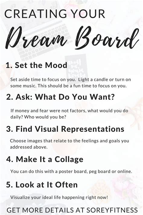 How To Make A Vision Board In 5 Simple Steps Dream Board Making A