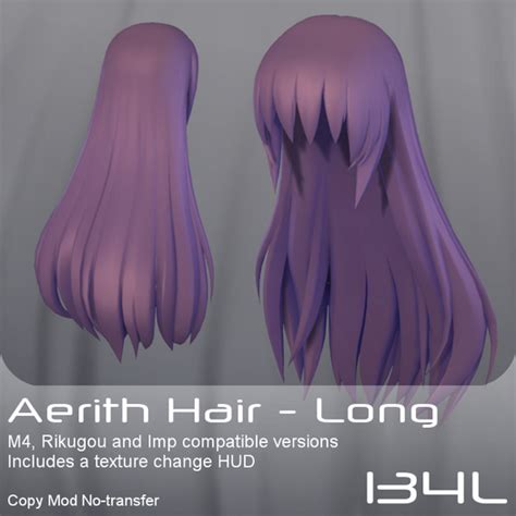 Second Life Marketplace Aerith Long Hair