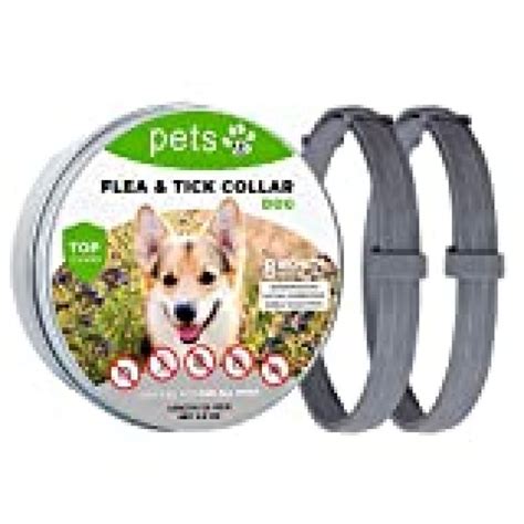 2 Pack Flea And Tick Collar For Dogs Treatment And Prevention Use Dog