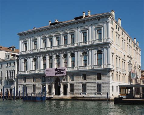 Palazzo Grassi In Venice In Black And White Editorial Stock Photo