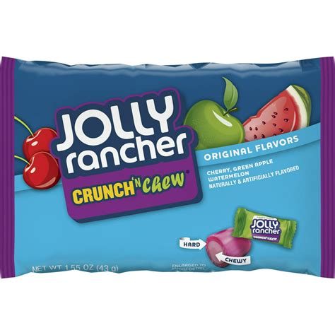 Jolly Rancher Crunch N Chew Candy In Assorted Fruit Flavors 155 Oz