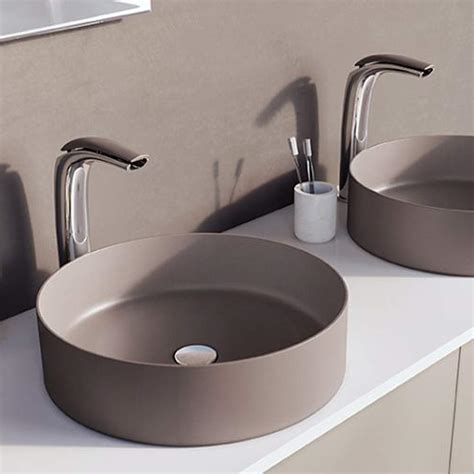 Vessel sinks and faucets are a design feature that is on the rise, and look great in almost any bathroom. Italian Designer Vessel Sink Faucet