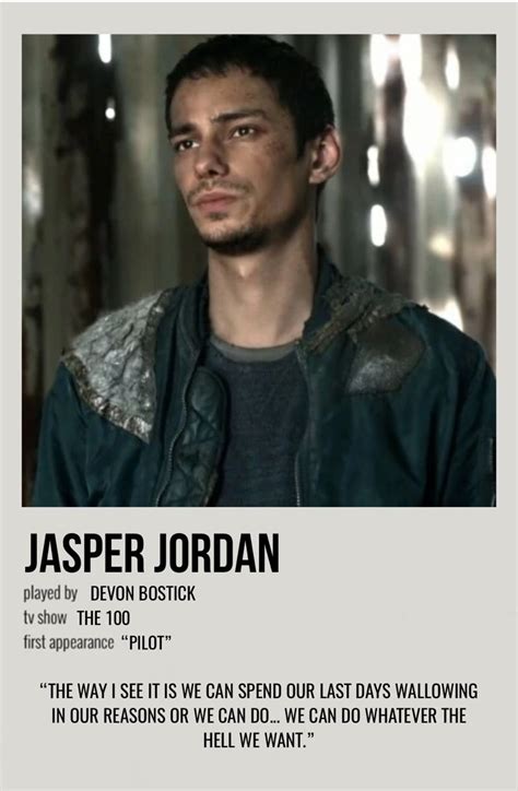 Jasper Jordan The Poster The Characters Jasper The