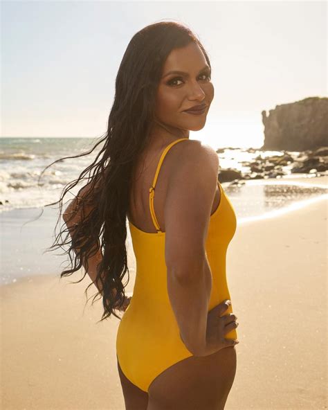 Mindy Kaling Poses In Yellow Bikini To Welcome Summer Off