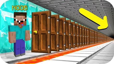 Noob Solo Tiene 30 Segundo Para Abrir La Puerta Y Escapar Minecraft