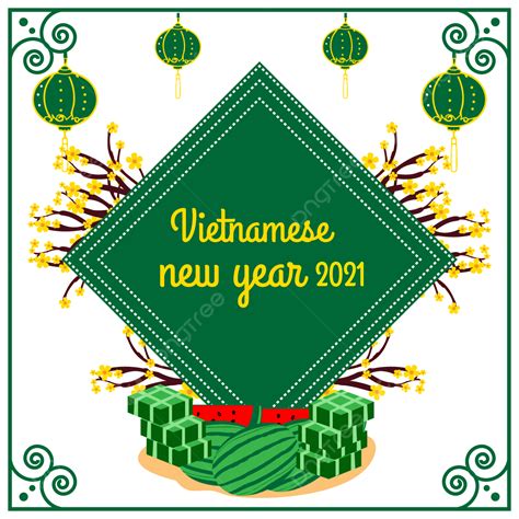 Vietnamese New Year Clipart Vector Vietnamese New Year Tet 2021 Png