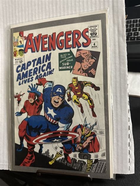 Avengers 4 Reprint VINTAGE 1993 Marvel Comics JC Penney Captain