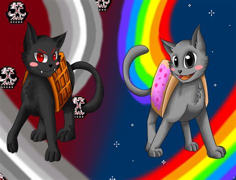 Nyan Cat And Tac Nayn By Creytor On Deviantart