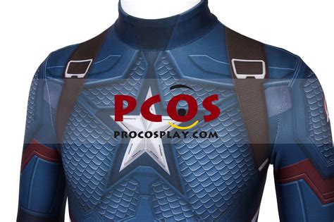 Ready To Ship Endgame Captain America Steve Rogers Cosplay Costume For