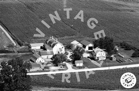 Vintage Aerial Iowa Dubuque County 1972 17 Pdu 2