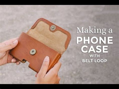 Maybe you would like to learn more about one of these? HOW TO MAKE A PHONE CASE DIY WITH CARDBOARD - CRAZY ABOUT DIY - YouTube | Leather phone pouch ...