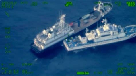 중 필리핀 선박 남중국해 충돌 미 중 행동 위험하고 불법적