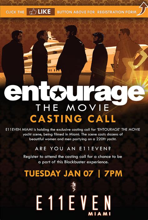 Executive producers were jeff skoll and omar amanat. Entourage Casting Call - Miami | Miami Video Production ...