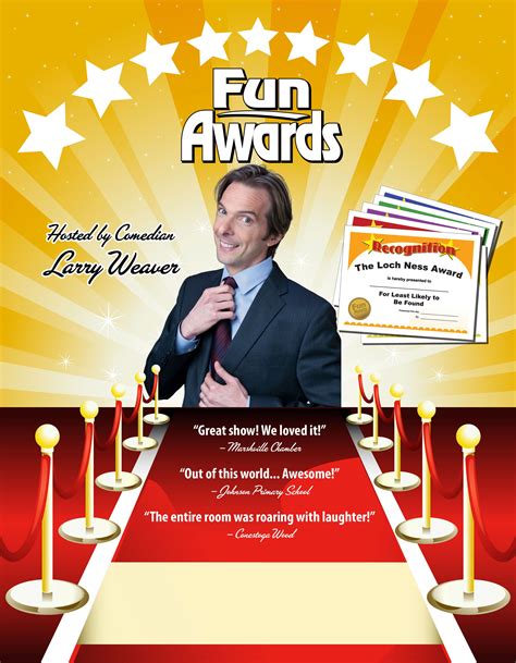 Funny Awards - The Funny Employee Awards Show for your Staff  | Fun awards for employees 