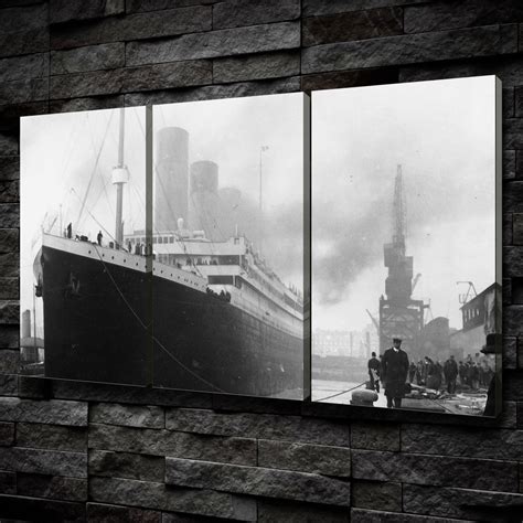 Rms Titanic Canvas Set Legendary Wall Art