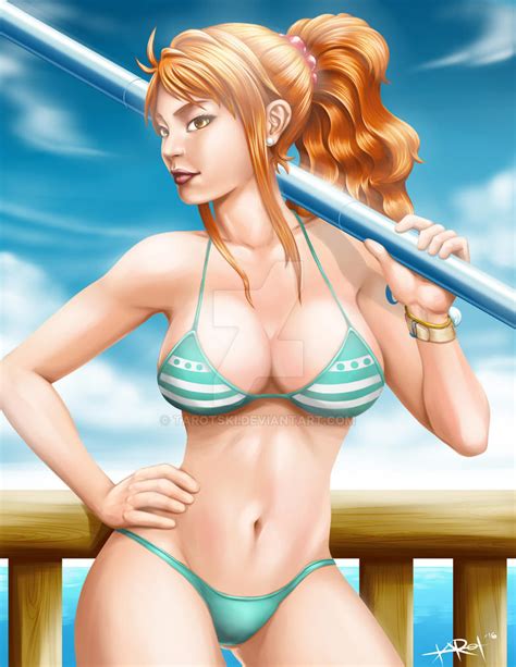 Nami Fan Art Bikini Ver By Tarotski On Deviantart My Xxx Hot Girl