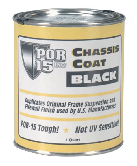 Por 15 Chq Chassis Coat Semi Gloss Black Paint 32 Oz Cont