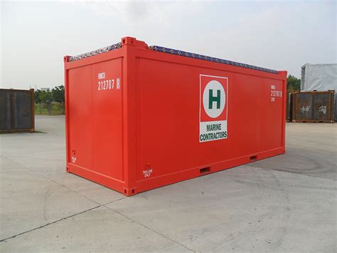 Shpi Container 20′ Open Topdnv With Tarpaulin