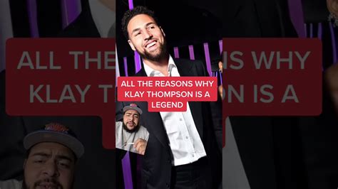 Reasons Why Klay Thompson Is A Legend Shorts Youtube