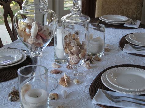 Beach Themed Tablescapes Decor Tablescapes Beach Themes