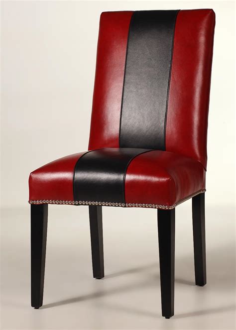 Blackburn Leather Side Chair Contemporary Dining Chair