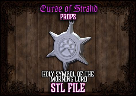 Curse Of Strahd Holy Symbol Of The Morning Lord Lathander Stl