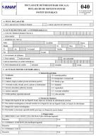 Formular 040 - Declaratie de inregistrare fiscala/Declaratie de