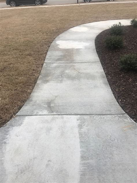 New Concrete Discoloration Residential Pressure Washing Resource