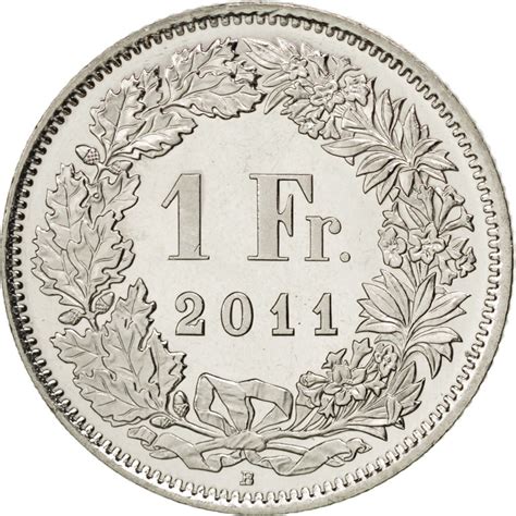 One Franc 2011 Coin From Switzerland Online Coin Club