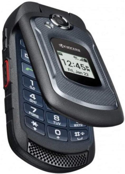4g Lte Kyocera Duraxv E4710 Basic Flip Atandt Rugged Cell Phone Straight