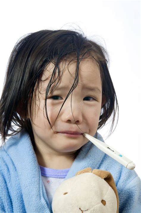 Sick Child Stock Photo Image Of Cough Sniffles Nose 4257208