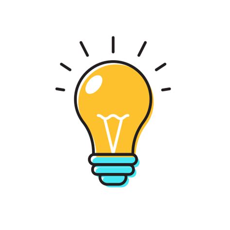 Bulb Idea Idea Bulb Light Bulb Icon Free Download