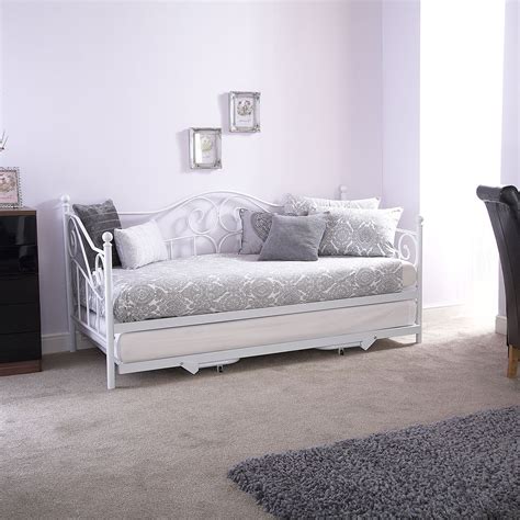 Beds mattresses wardrobes chest of drawers headboards bedroom furniture sets sofas sofa beds tv insurances & delivery/installation charges are excluded from the offer. Madison Day Bed | Next Day - Select Day Delivery | Bed ...