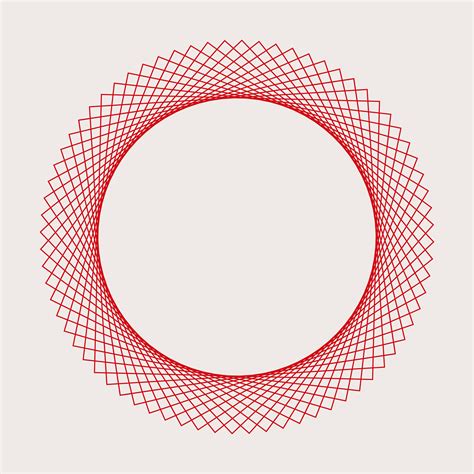 Abstract Circular Geometric Element Vector Download Free