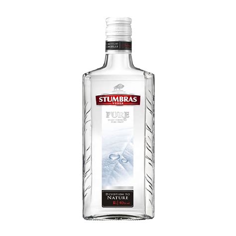 Vodka Stumbras Pure 1 L 40 Alcool Vodka Magazinbauturionlinero