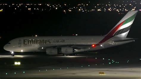 3 Awesome Airbus A380 Night Takeoffs Qatar Emirates Etihad Melbourne