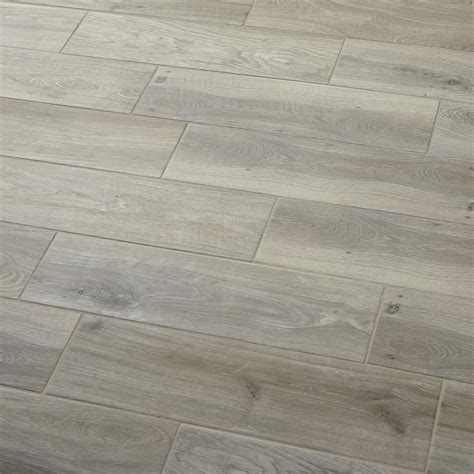 Lifeproof Ember Wood 6 In X 24 In Glazed Porcelain Floor And Wall