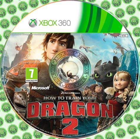 How To Train Your Dragon 2 Disc Cover Xbox 360 By Masterjim360 On