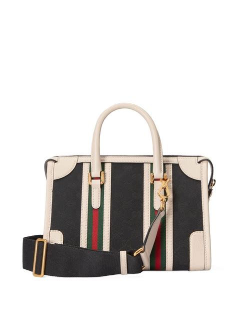 Gucci Double G Web-stripe Tote Bag - Farfetch gambar png