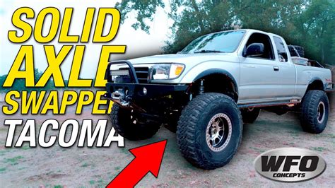 Brendons Solid Axle Swapped 2000 Tacoma On High Pinion 44 And 14 Bolt