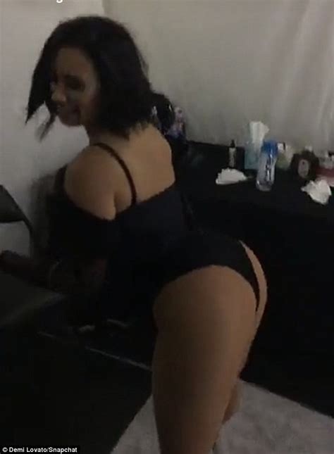 Demi Lovato Twerks Up A Storm In Sexy Thong Bodysuit For