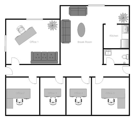 Example Image Office Building Floor Plan Office Floor Plan Small
