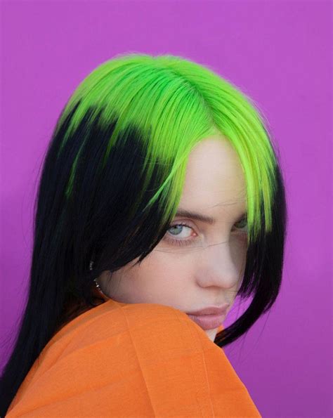Billie Eilish Green Hair Wallpapers Top Free Billie Eilish Green Hair
