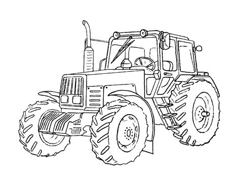 Tractor Coloring Pages