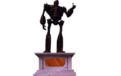 Iron Giant Memorial Statue By Samuelblomquist10 On Deviantart
