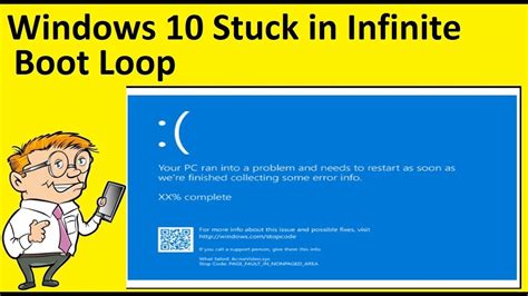 How To Fix Windows 10 Stuck In Infinite Boot Loop Youtube